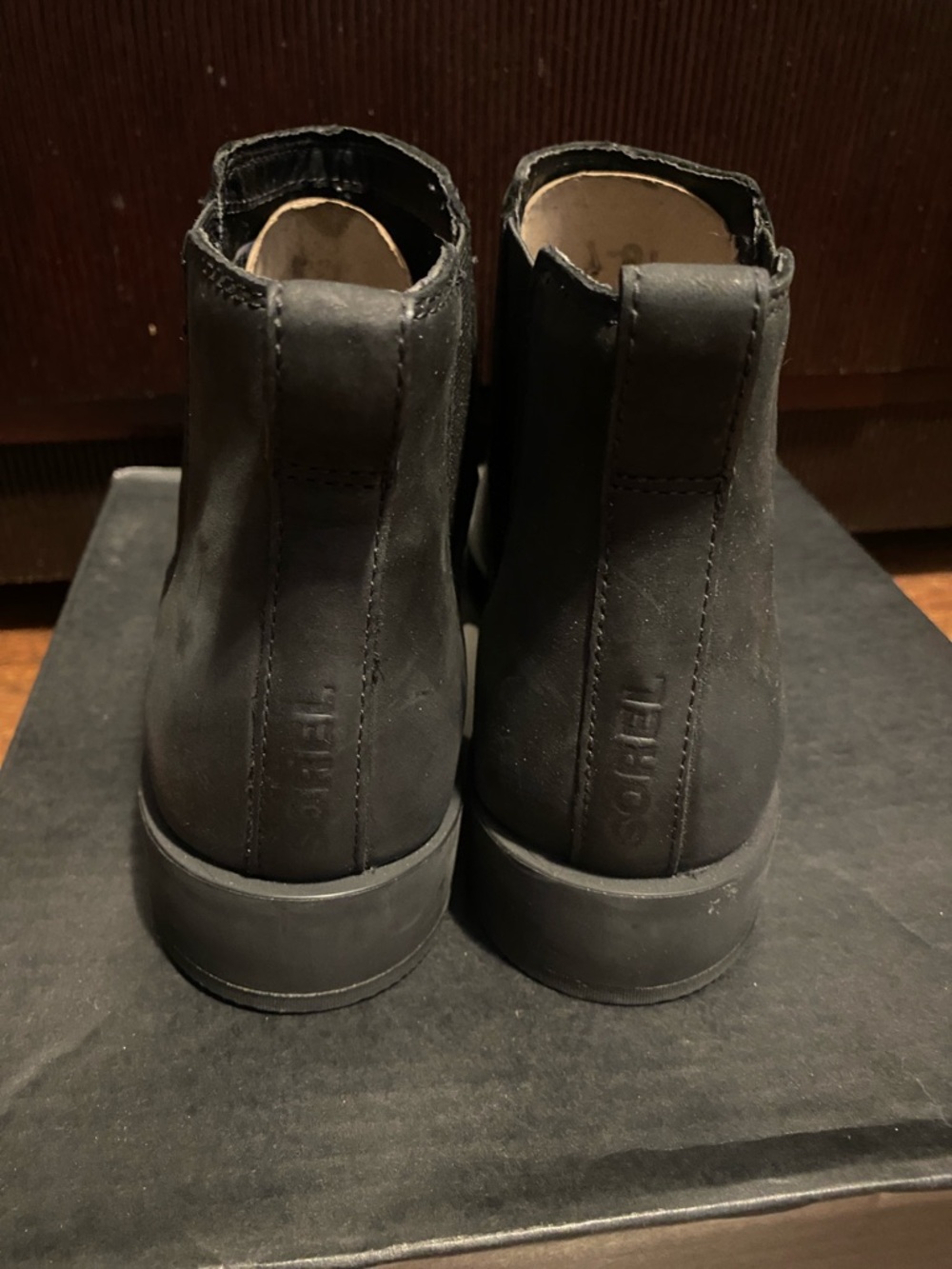 Sorel womens Black Chelsea oChukka Boots - Picture 2 of 7